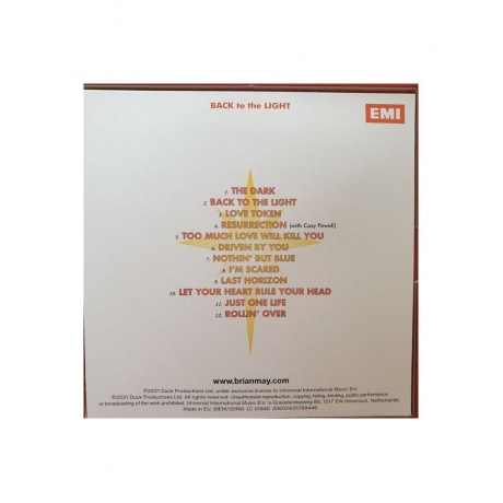 Виниловая пластинка May, Brian, Back To The Light (Box (+2CD)) (0602435789439) - фото 5