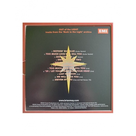 Виниловая пластинка May, Brian, Back To The Light (Box (+2CD)) (0602435789439) - фото 6