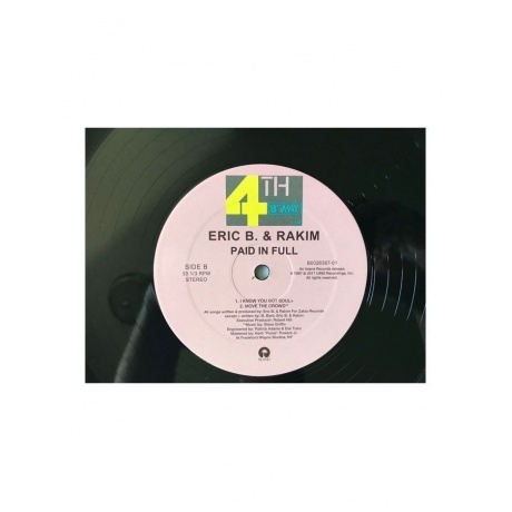 Eric B. &amp; Rakim - Paid In Full (0602557414530) виниловая пластинка - фото 4