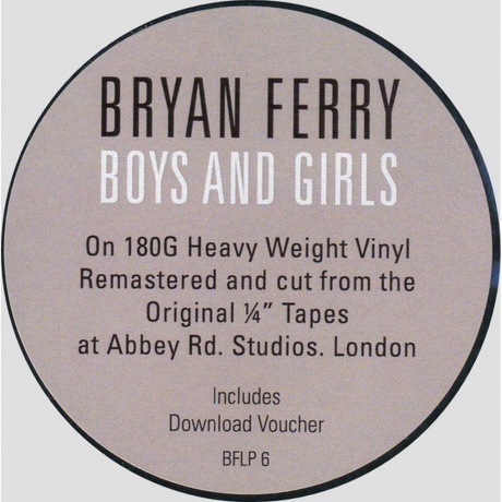 Bryan Ferry - Boys And Girls (0602508750687) виниловая пластинка - фото 7