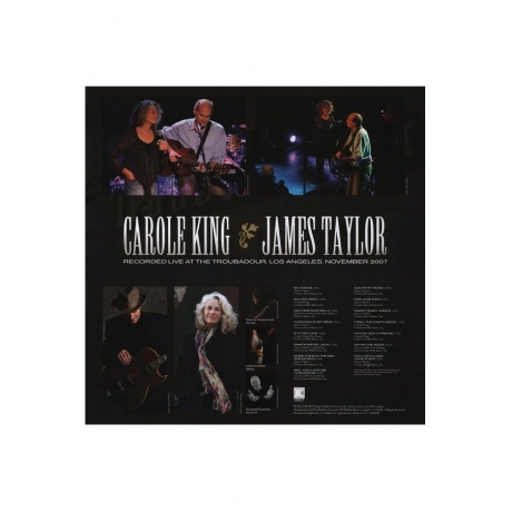 Виниловая пластинка Taylor, James; King, Carole, Live At The Troubadour (0888072092723) - фото 11