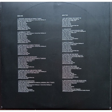 Thin Lizzy - Greatest Hits (0602435593067) виниловая пластинка - фото 6