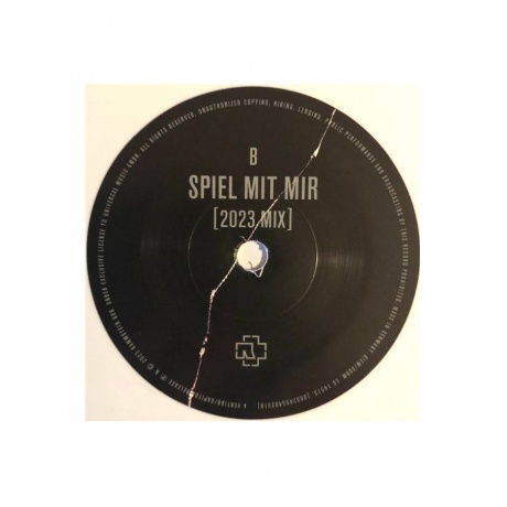 Виниловая пластинка Rammstein, Du hast/ Spiel Mit Mir (V7) (coloured) (0602455402318) - фото 4