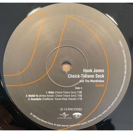 Hank Jones - Sarala (0602435916880) виниловая пластинка - фото 5