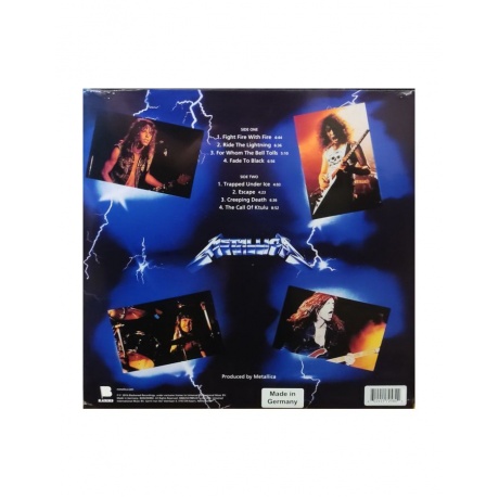 Виниловая пластинка Metallica, Ride The Lightning (coloured) (0602455725844) - фото 3