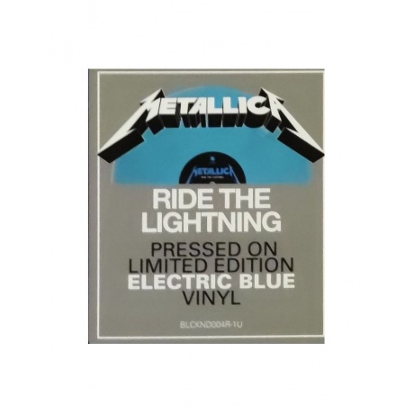 Виниловая пластинка Metallica, Ride The Lightning (coloured) (0602455725844) - фото 4