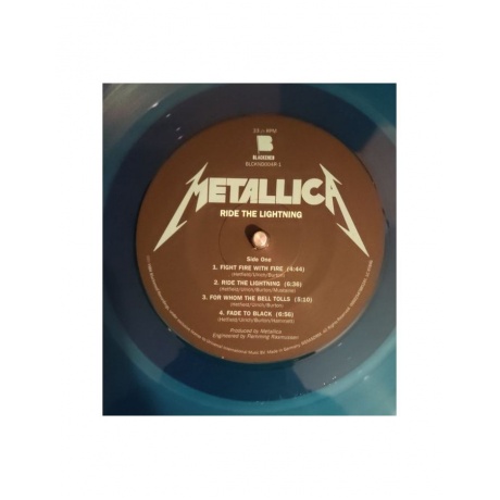 Виниловая пластинка Metallica, Ride The Lightning (coloured) (0602455725844) - фото 5