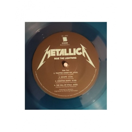 Виниловая пластинка Metallica, Ride The Lightning (coloured) (0602455725844) - фото 6