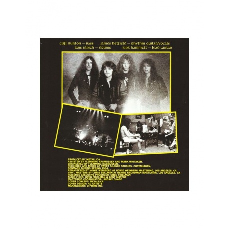 Виниловая пластинка Metallica, Ride The Lightning (coloured) (0602455725844) - фото 9