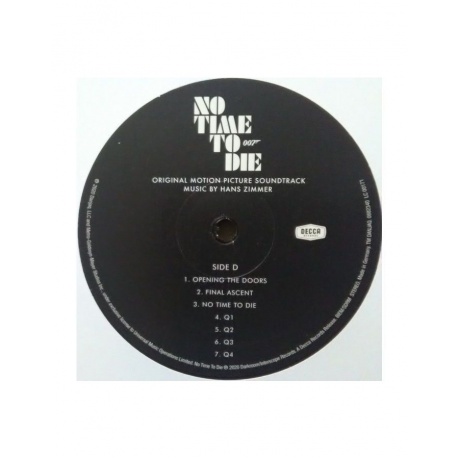 Виниловая пластинка OST, No Time To Die (Hans Zimmer) (0602508823381) - фото 8
