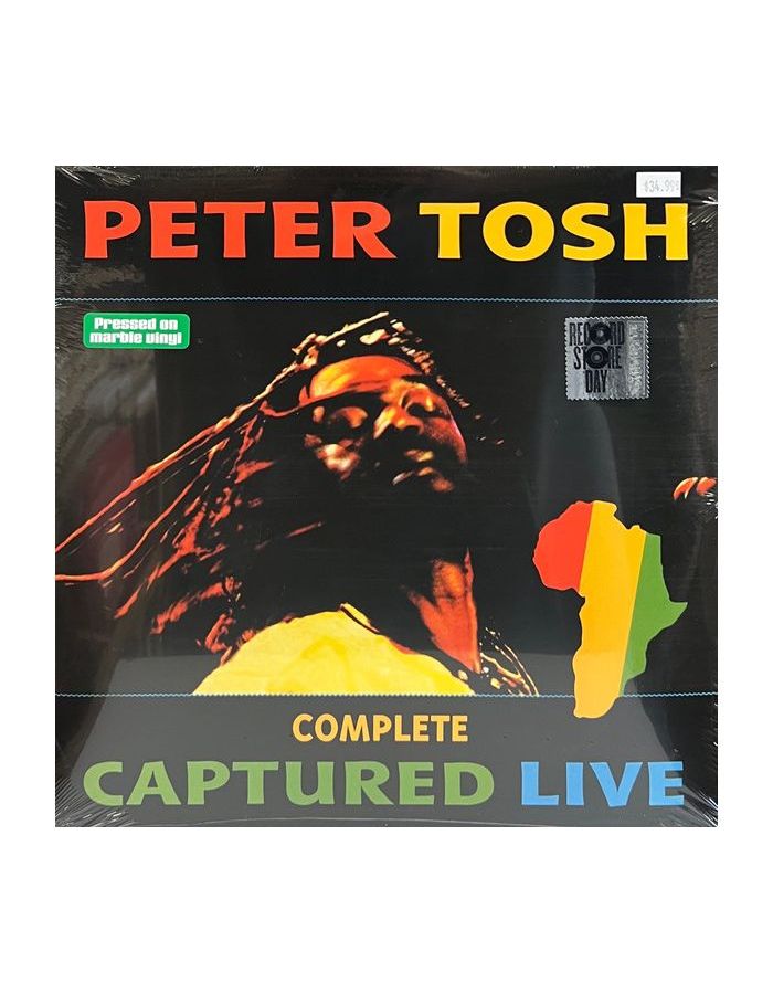tosh peter виниловая пластинка tosh peter live Виниловая пластинка Tosh, Peter, Complete Captured Live (coloured) (0190296459320)