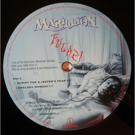 Marillion - Fugazi (Box) (0190295016463) виниловая пластинка - фото 12