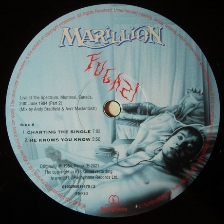 Marillion - Fugazi (Box) (0190295016463) виниловая пластинка - фото 16