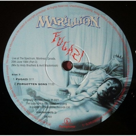 Marillion - Fugazi (Box) (0190295016463) виниловая пластинка - фото 18