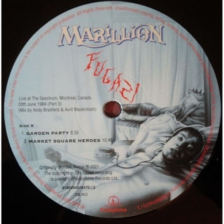 Marillion - Fugazi (Box) (0190295016463) виниловая пластинка - фото 20