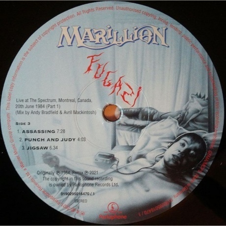 Marillion - Fugazi (Box) (0190295016463) виниловая пластинка - фото 10