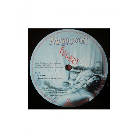 Виниловая пластинка Marillion, Fugazi (Box) (0190295016463) - фото 18