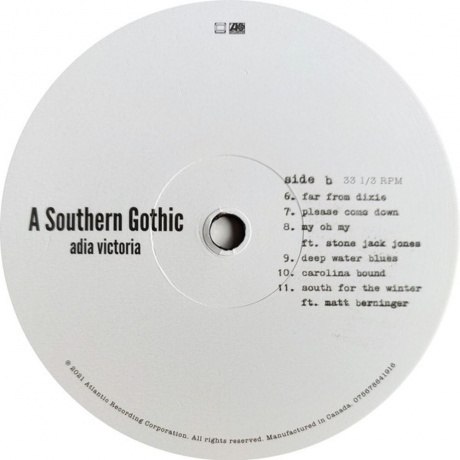 Adia Victoria - A Southern Gothic (0075678641916) виниловая пластинка - фото 3