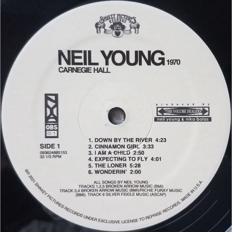 Neil Young - Carnegie Hall 1970 (0093624885153) виниловая пластинка - фото 4