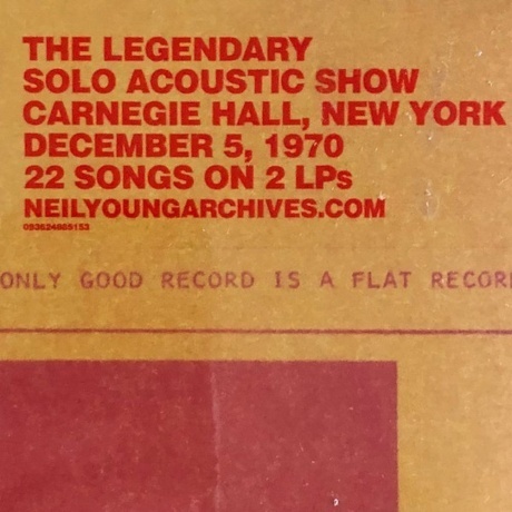 Neil Young - Carnegie Hall 1970 (0093624885153) виниловая пластинка - фото 9