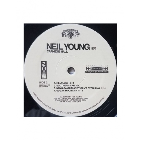 Виниловая пластинка Young, Neil, Carnegie Hall 1970 (0093624885153) - фото 7