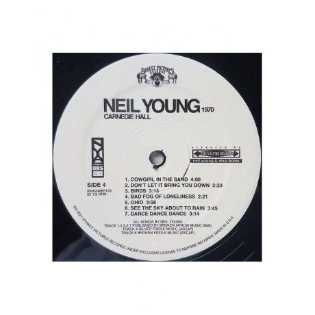 Виниловая пластинка Young, Neil, Carnegie Hall 1970 (0093624885153) - фото 9