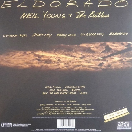 Neil Young - Eldorado (EP) (0093624951971) виниловая пластинка - фото 2