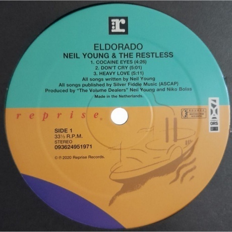 Neil Young - Eldorado (EP) (0093624951971) виниловая пластинка - фото 3