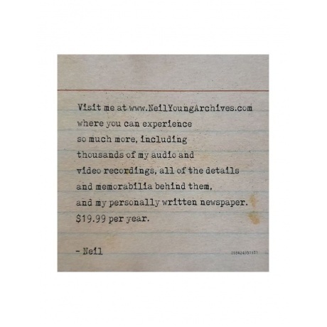 Neil Young - Eldorado (EP) (0093624951971) виниловая пластинка - фото 7