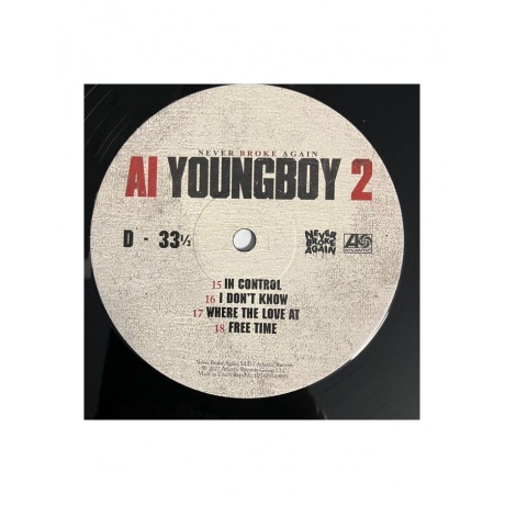 0075678644085, Виниловая пластинка Youngboy Never Broke Again, AI Youngboy 2 - фото 11