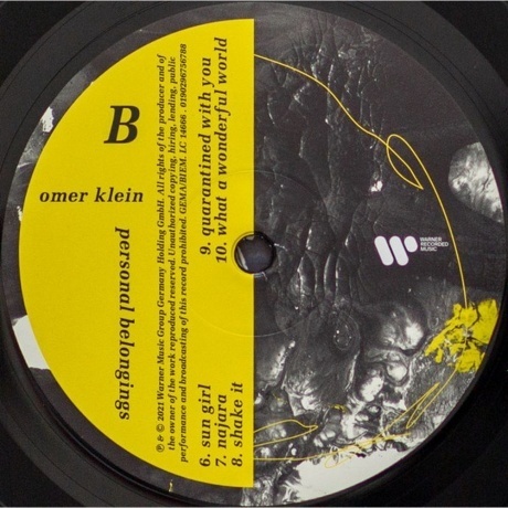 Omer Klein - Personal Belongings (0190296756788) виниловая пластинка - фото 4
