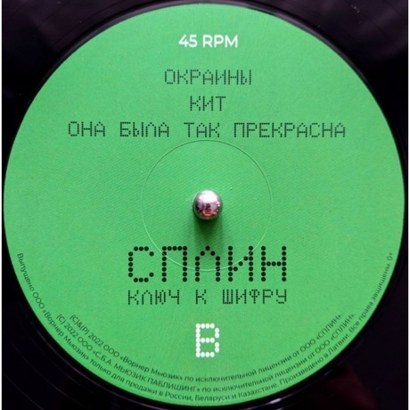 Сплин - Ключ к шифру (0190296267253) виниловая пластинка - фото 8