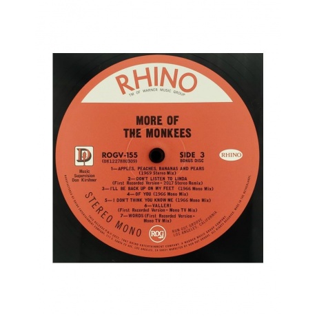 0081227880309, Виниловая пластинка Monkees, The, More Of The Monkees - фото 7