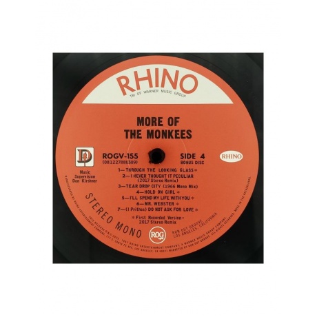 0081227880309, Виниловая пластинка Monkees, The, More Of The Monkees - фото 8