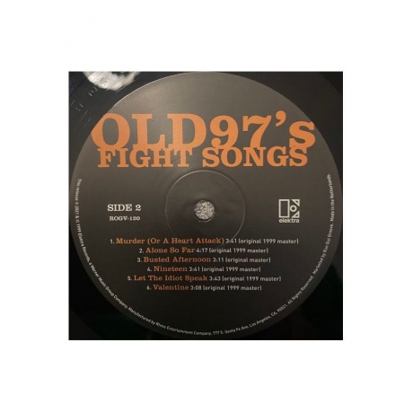 0081227892487, Виниловая пластинка Old 97's, Fight Songs - фото 12