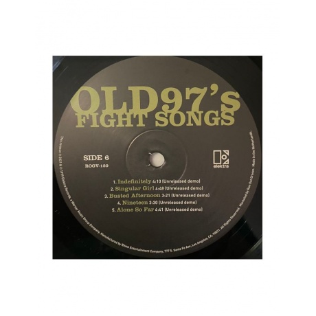 0081227892487, Виниловая пластинка Old 97's, Fight Songs - фото 16