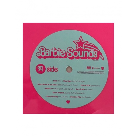 0075678613548, Виниловая пластинка OST, Barbie: The Album (Various Artists) (coloured) - фото 3
