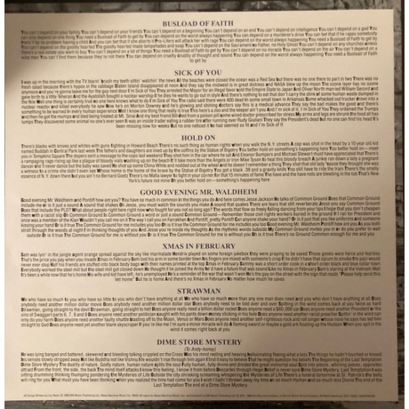 Lou Reed - New York (coloured) (0603497843206) виниловая пластинка - фото 10