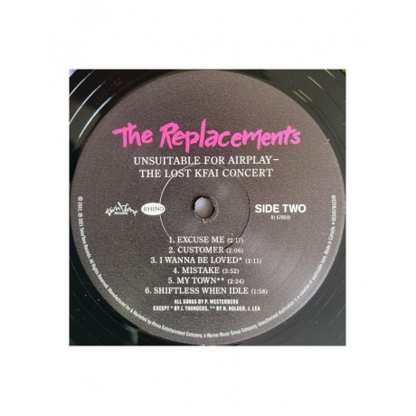 Виниловая пластинка Replacements, The, Unsuitable For Airplay (0603497842308) - фото 7
