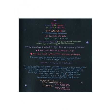 Виниловая пластинка Coldplay, Music Of The Spheres (coloured) (0190296666964) - фото 32