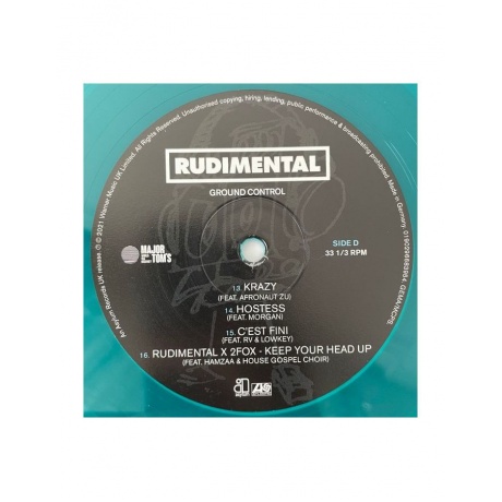 Виниловая пластинка Rudimental, Ground Control (coloured) (0190296683954) - фото 8