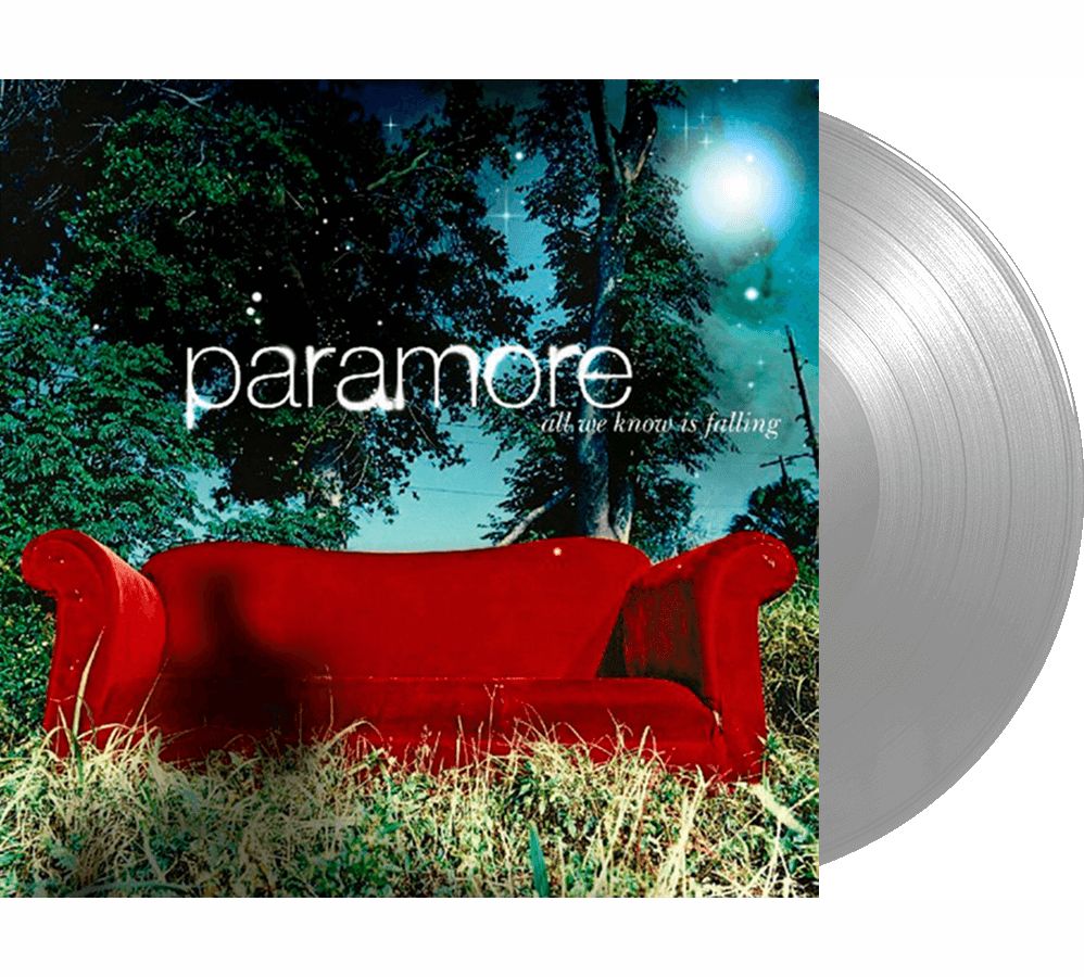 paramore all we know is falling lp silver виниловая пластинка Виниловая пластинка Paramore, All We Know Is Falling (coloured) (0075678645631)