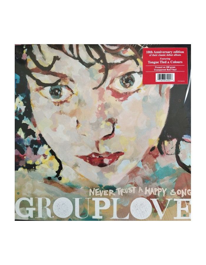 Виниловая пластинка Grouplove, Never Trust A Happy Song (coloured) (0075678640018) seddon holly don t close your eyes