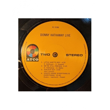 Виниловая пластинка Hathaway, Donny, Live (0603497844753) - фото 6