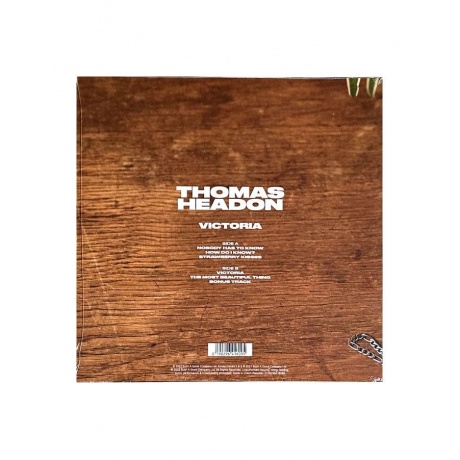 Виниловая пластинка Headon, Thomas, Victoria EP (V12) (coloured) (0190296416095) - фото 2