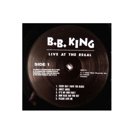 0008811164614, Виниловая пластинкаB.B. King, Live At The Regal - фото 6