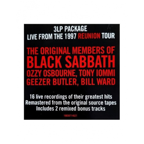 0196587146214, Виниловая пластинкаBlack Sabbath, Reunion - фото 10