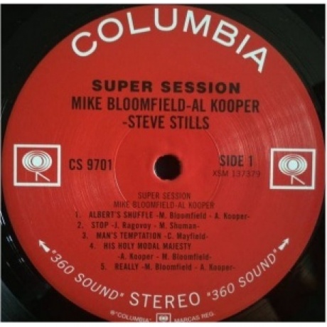 Bloomfield; Kooper; Stills - Super Session (Analogue) (4260019713308) виниловая пластинка - фото 2