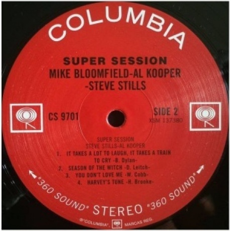 Bloomfield; Kooper; Stills - Super Session (Analogue) (4260019713308) виниловая пластинка - фото 3