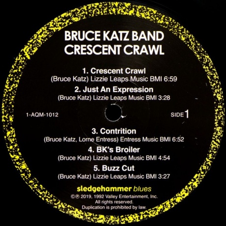 0092592101210, Bruce Katz Band, Crescent Crawl (Analogue) виниловая пластинка - фото 5